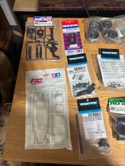 Assorted Lot of Tamiya Spare RC Parts Over 50+ Parts
