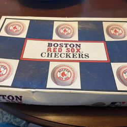 Boston Red Sox Checkers Game Vintage 1997 Preowned 