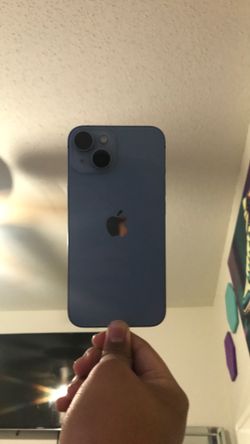 blue iPhone