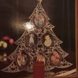Gorham Christmas Tree Photo Frame