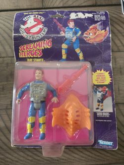 The real Ghostbusters Ray Stantz and Vermoan Ghost Mattel 1984