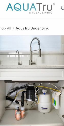 Aqua Tru under sink reverse osmosis water filter