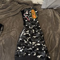 Bape Glow In The Dark Black And White -XL