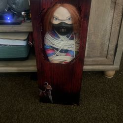 Tied Up Chucky Doll 