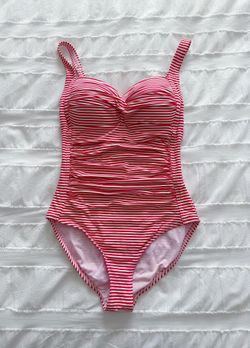 50s Style Red and White Striped Bikini