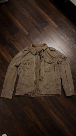 VINTAGE Gap Utility Jacket Men’s S/M Army Y2K Military Chore Work Combat
