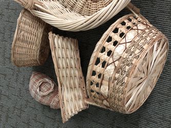 Wicker Baskets (the large one sold)