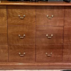 Hand Made 12 Drawer Solid Wood Filing Cabinet