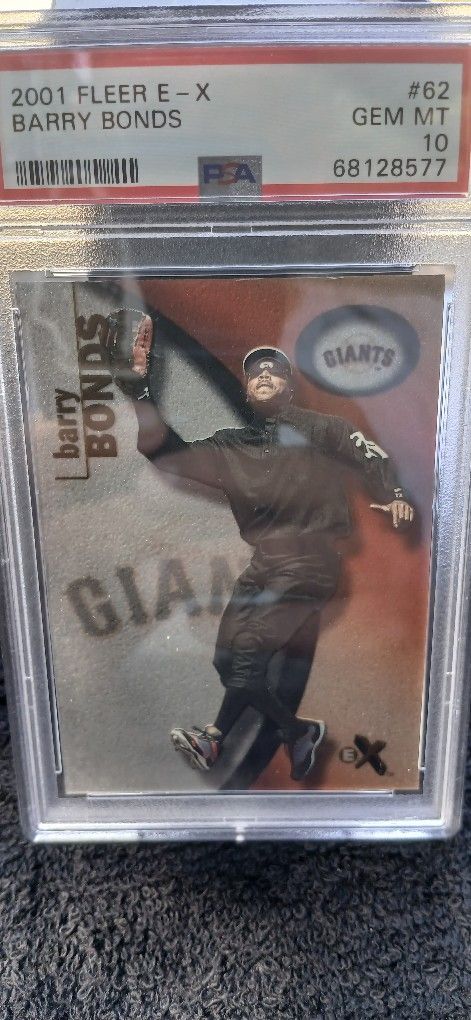 2001 Fleer EX Barry Bonds Gem Mint 10