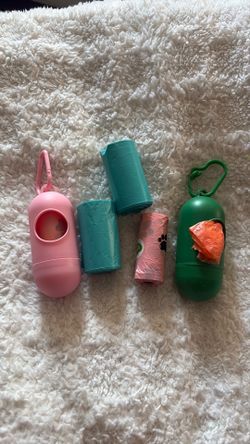 Poop bags and carriers