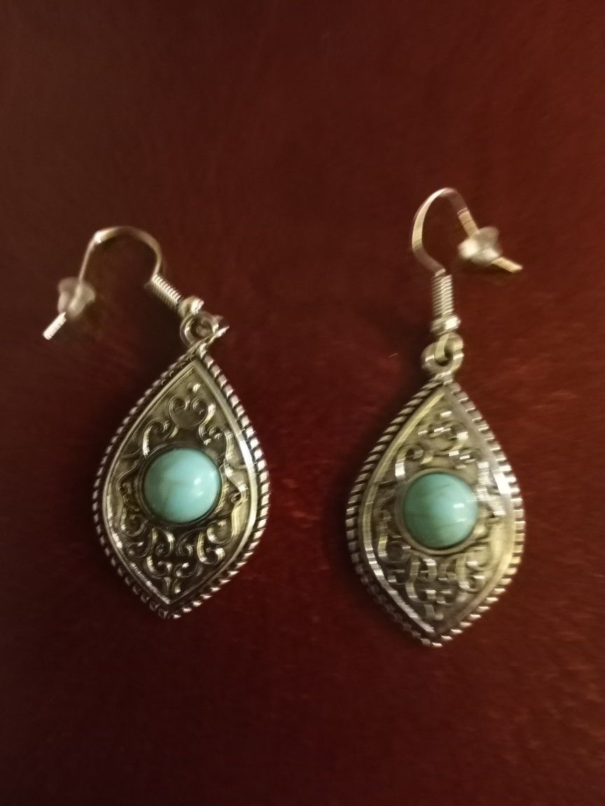 Turquoise Look Earrings