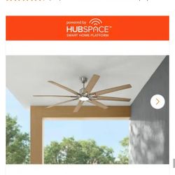 72" Smart Indoor/Outdoor Ceiling Fan 