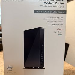 Netgear Modem + WiFi Router