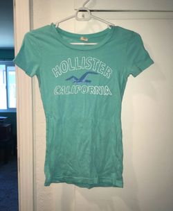 Teal Hollister California t-shirt