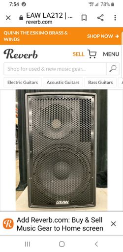 EASTERN ACOUSTIC WORKS / EAW LA-212 SPEAKERS