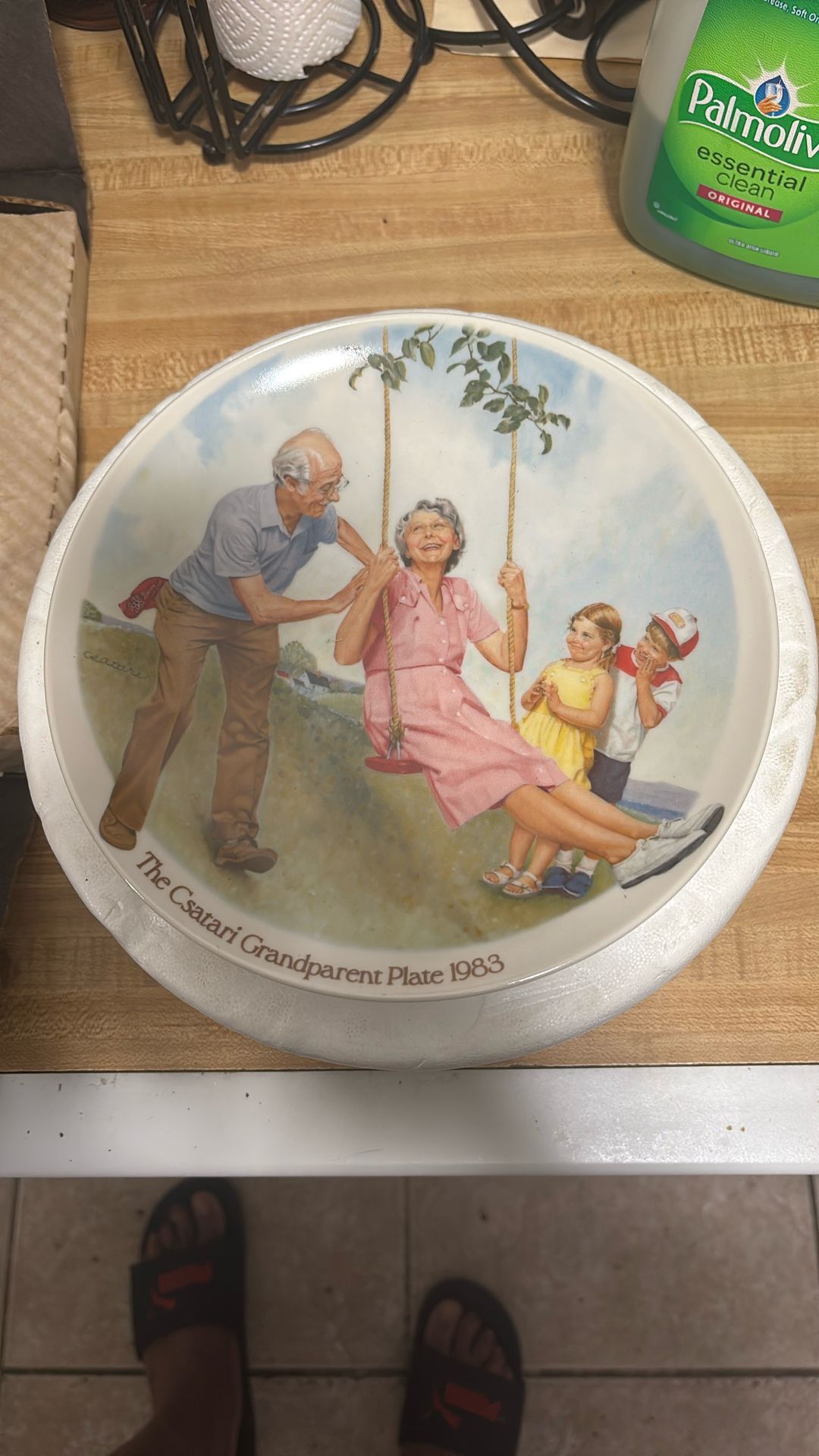The Captain Grandparent Plate