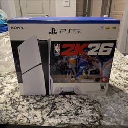 Sony PlayStation 5 Slim Disc Edition NBA 2K26 Bundle