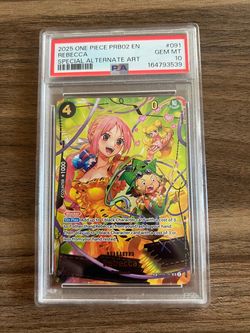 One Piece Rebecca Special Alternate Art PSA 10