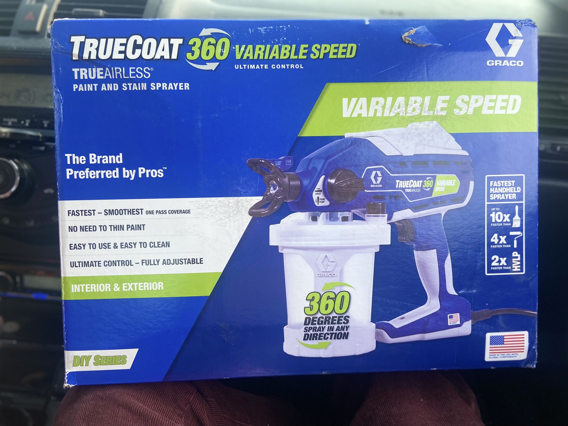 Graco TrueCoat 360 Variable Speed Paint Sprayer