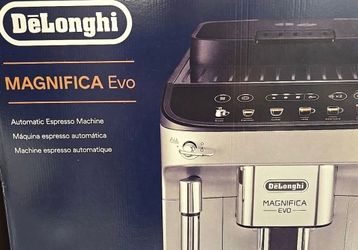 De'Longhi Magnifica Evo Automatic Espresso Machine with Frother and Preset Recipes