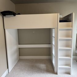 Loft Bed With Wardrobe