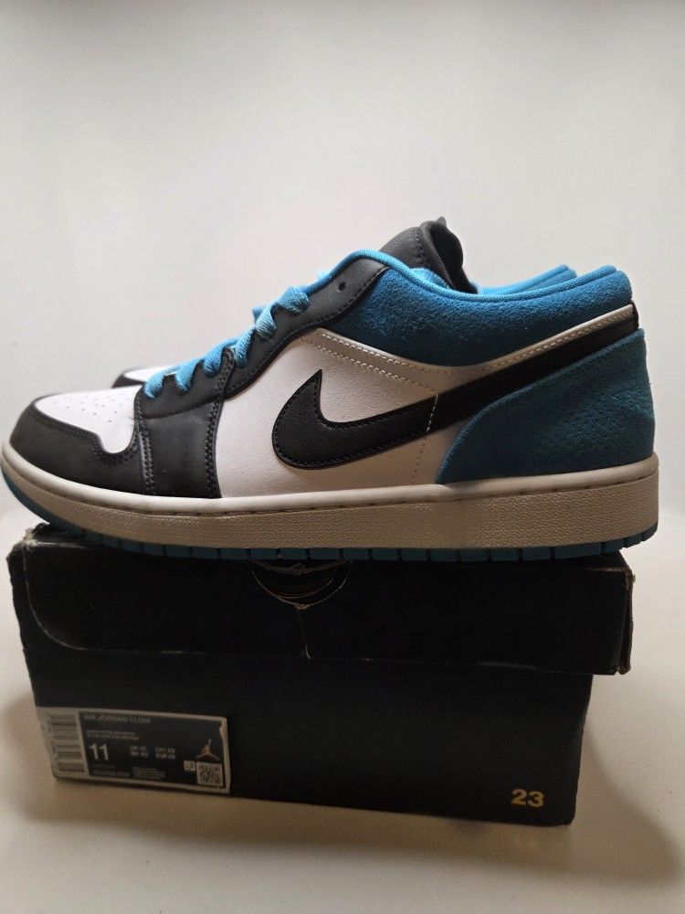 Air Jordan 1 Low Laser Blue Size 11