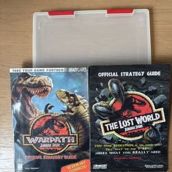 Warpath Jurassic Park Brady Games Official Strategy Guide Book & The Lost World!