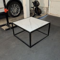 Square White Coffee Table
