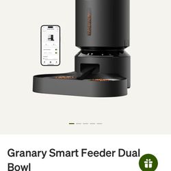 Granary Smart Feeder Dual Bowl-Black
