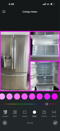 36 wide French door refrigerator