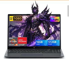 Gaming Laptop AMD Ryzen 5 16GB RAM 512GB