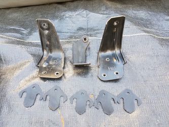 1987-1993 OEM MUSTANG Hatchback rear bottom Fold down seat brackets hinges