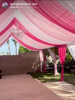 Canopy draping