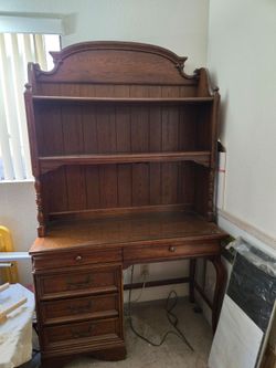 Vintage drexel oak desk