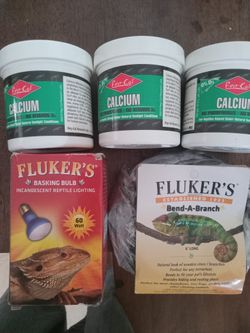 Reptile accessories. 