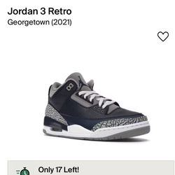 Jordan 3 Retro Georgetown