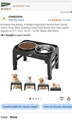 Raised doggy feeder and watering tray