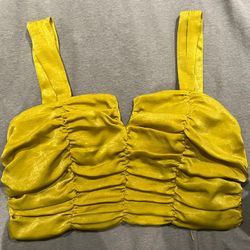 Yellow Crop Top