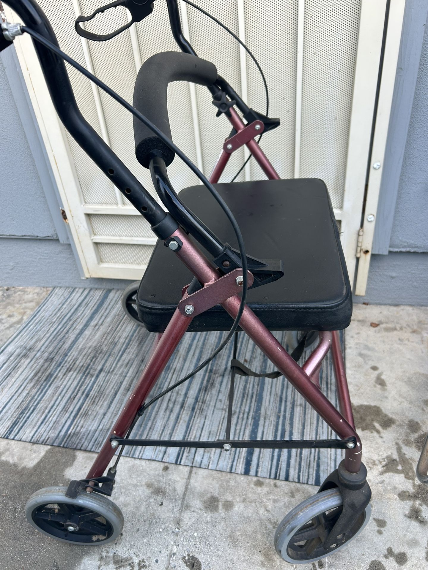 Extra Large Adult Walker With Seat
