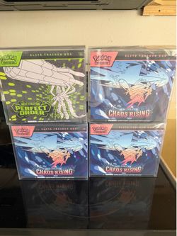 Pokemon ETB $60 each. Firm  no trades