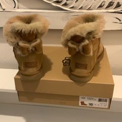 UGG W Naveah 1012808 w/ chestnut bailey bows heaven boot Ladies Boots 