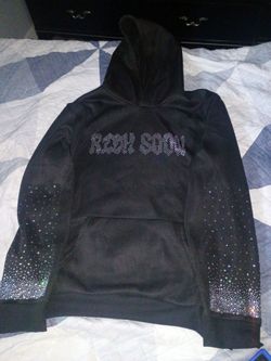 Rich Soon Rhinestone Hoodie (size L)