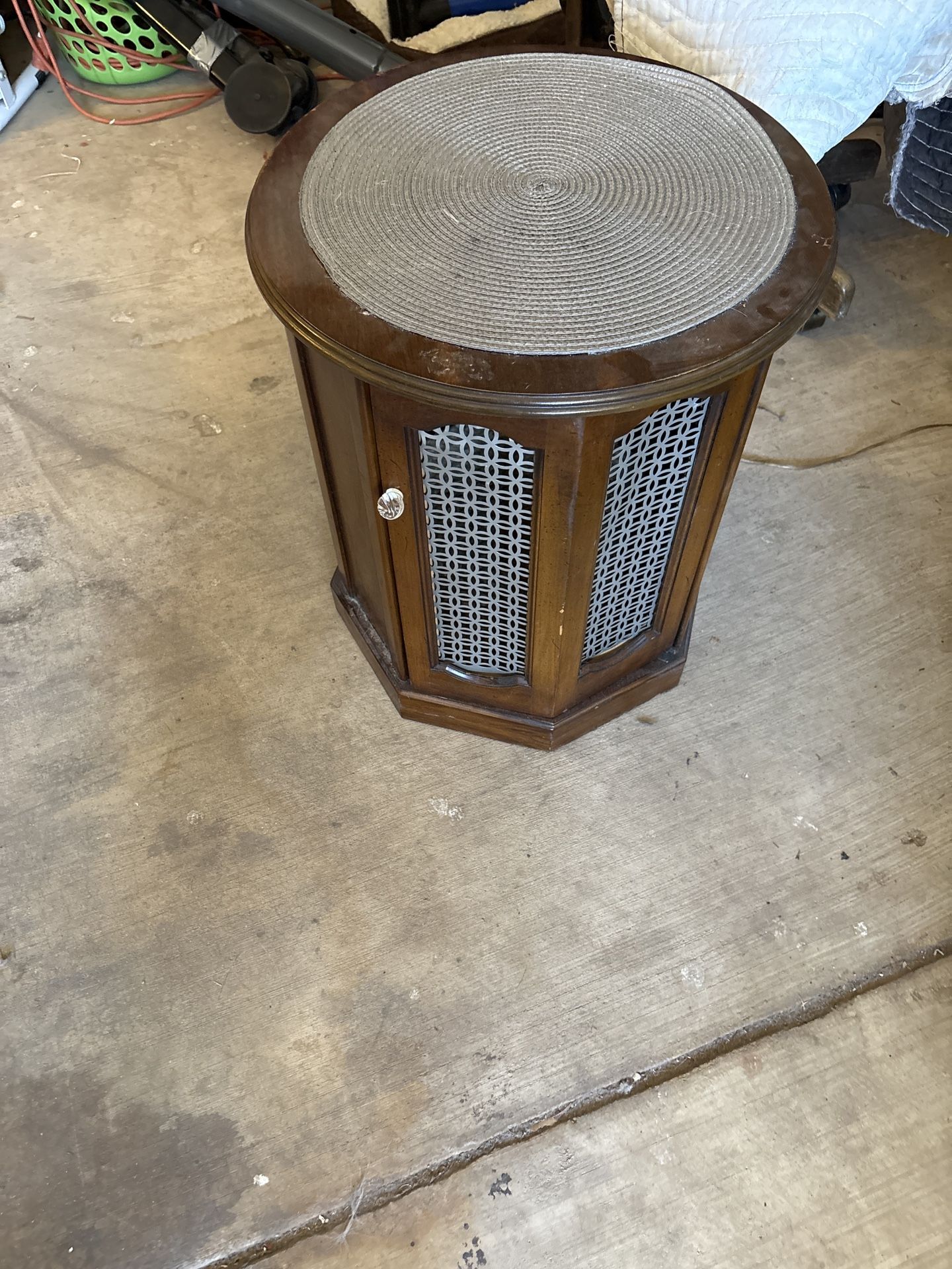1969 Vintage Hexagonal Accent Table