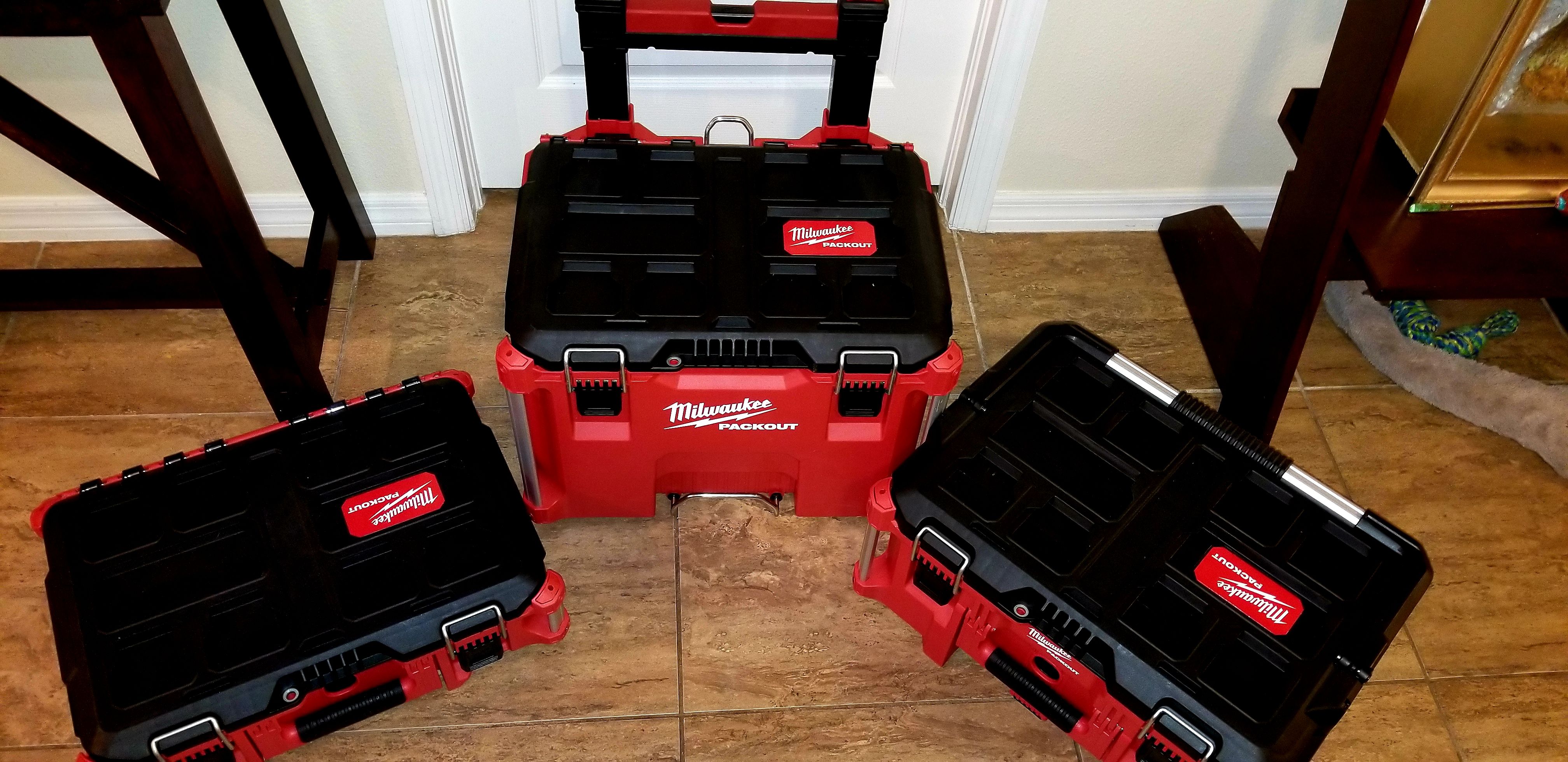 (New) Milwaukee 22 in. Packout Modular Tool Box Storage System for Sale ...