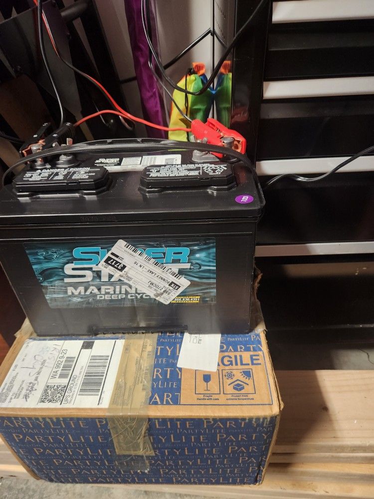 Super start marine deep cycle battery $70.00