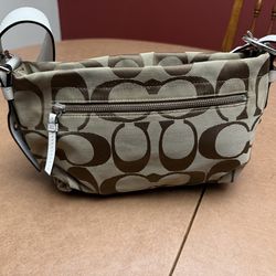 Coach signature eastwest bag