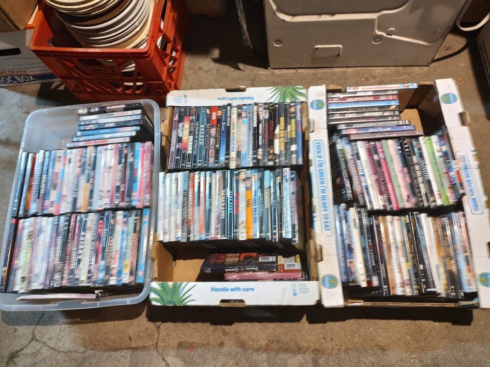 140 DVD movies In Very Good Condition