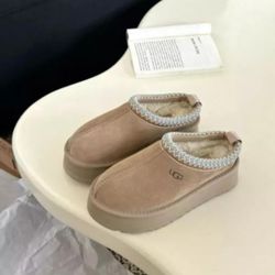 Ugg Women Braid Tazz Platform Slippers 