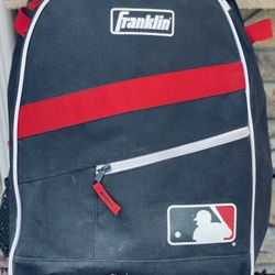 Baseball  Bat Helmet And Ball Backpack 