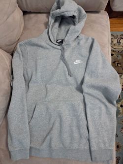 Nike Hoodie / grey hoodie / NIKE / nike pullover / fleece hoodie / men's clothing/ pullover